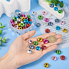 80Pcs 8 Colors Resin European Beads RESI-TA0002-30-6