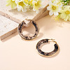 1 Pair 304 Stainless Steel Hoop Earrings EJEW-TA0001-89B-4