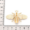 Rack Plating Alloy Rhinestone and Enamel Pendants PALLOY-T090-112G-3