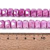 Anti-Tarnish Electroplate Glass Beads Strands GLAA-T025-10mm-11H-2