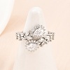 Brass Micro Pave Cubic Zirconia Cuff Rings for Women RJEW-Z113-48P-5