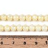 Anti-Tarnish Electroplate Glass Beads Strands X-GLAA-N010-6mm-01-3