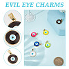 6Pcs 6 Colors Glass Pendants KK-DR0001-11-3
