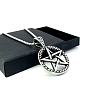 Punk Style Stainless Steel Pentagram Pendant Necklaces VY4031-1