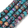 Dyed Synthetic Imperial Jasper Beads Strands GG-CBAA20A-03D-2