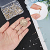 100Pcs 2 Colors 304 Stainless Steel Ball Stud Earring Post STAS-BBC0001-78-3