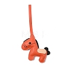 Horse PU Leather Pendant Decorations HJEW-A012-01B-1