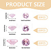 60Pcs 3 Styles Cubic Zirconia Charms ZIRC-TAD0001-01C-4
