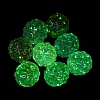 UV Plating Luminous Acrylic Beads X-MACR-D024-22-2