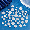 220Pcs 4 Style 304 Stainless Steel Charms STAS-DC0012-50-5
