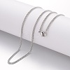 Non-Tarnish 304 Stainless Steel Necklace LS-MAK-K004-08P-1