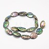 Natural Paua Shell Beads Strands BSHE-D009-A-2