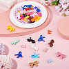 48Pcs 4 Styles Opaque Acrylic Beads OACR-TA0004-94A-6