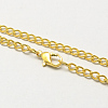Vintage Iron Twisted Chain Necklace Making for Pocket Watches Design CH-R062-G-1