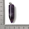 Natural Amethyst Pointed Pendants G-F820-12N-3