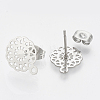 Non-Tarnish 304 Stainless Steel Stud Earring Findings X-STAS-S079-36B-2