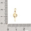 Brass Micro Pave Cubic Zirconia Pendants KK-M321-01E-G02-3