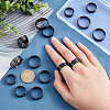 DICOSMETIC 16Pcs 8 Size 316 Stainless Steel Grooved Finger Ring for Men Women RJEW-DC0001-09B-3