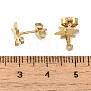 Ion Plating(IP) 304 Stainless Steel Stud Earring Findings X-STAS-I206-57G-3