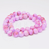 Natural Persian Jade Beads Strands X-G-D434-8mm-19-3