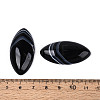 Natural Black Agate(Dyed & Heated) Cabochons G-T144-78A-3