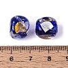 Handmade Gold & Silver Foil Glass Beads FOIL-Q003-01C-4