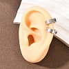 201 Stainless Steel Cuff Earrings EJEW-T056-01P-03-3