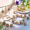 15Pcs Brass Enamel Beads KK-TA0009-21-7