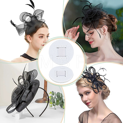 20Pcs Felt Hair Band Pads DIY-BC0015-58B-1