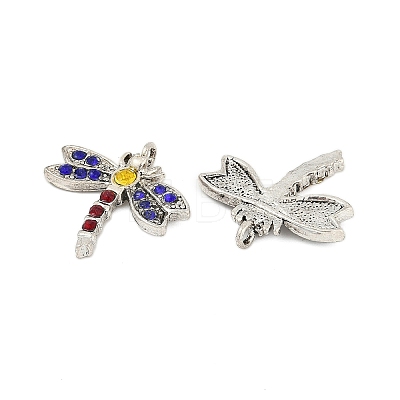 Alloy Rhinestone Pendants FIND-A049-06AS-1