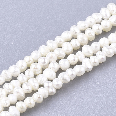 Natural Cultured Freshwater Pearl Beads Strands PEAR-T003-24-1