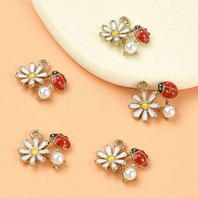 Alloy Enamel Pendants ENAM-YW0003-44-1