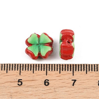 Printed Cinnabar Beads CARL-A001-01A-1