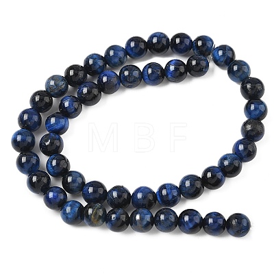 Grade B Natural Tiger Eye Beads Strands LS-G-F591-18-8mm-01-1