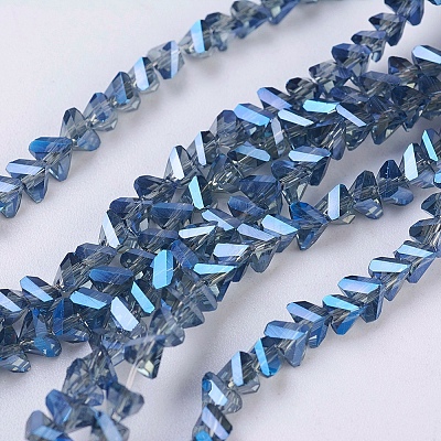 Electroplate Glass Beads Strands EGLA-J145-4mm-FR04-1