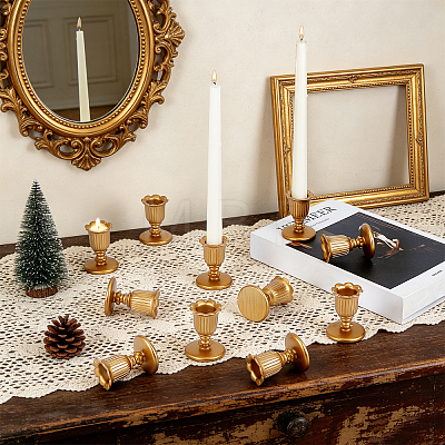 12Pcs Resin Candle Holder AJEW-GO0005-74-1