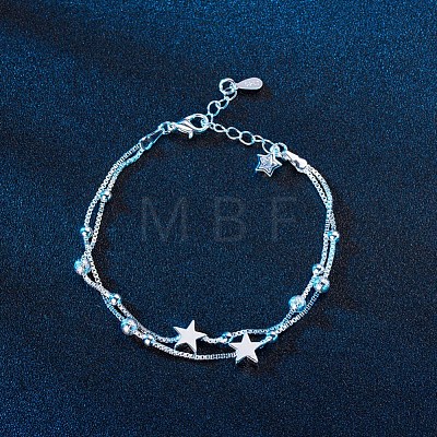 Brass Link Bracelet BJEW-BB45108-1