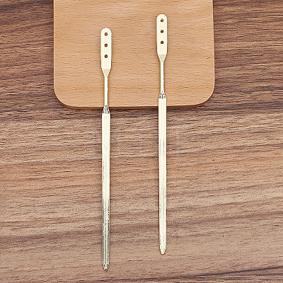 Alloy Hair Sticks Findings PW-WG59156-04-1