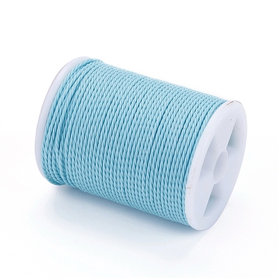 Round Waxed Polyester Cord X-YC-G006-01-1.0mm-06-1