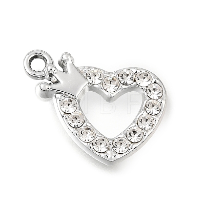 UV Plating Alloy Crystal Rhinestone Pendants RB-CBAD37D-30P-1