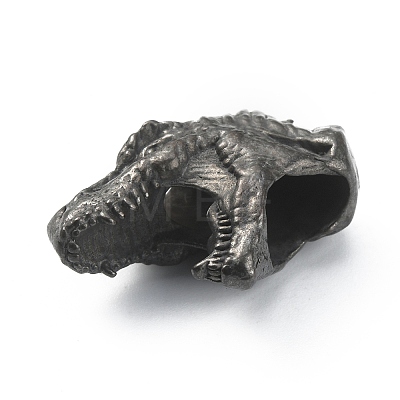 Dinosaur Head Shaped Brass Beads FIND-WH0143-86B-1