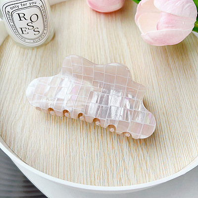 Cloud Shape PVC Claw Hair Clips PW-WG317C9-03-1