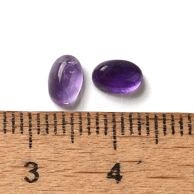 Natural Amethyst Cabochons G-F605E-19A-1