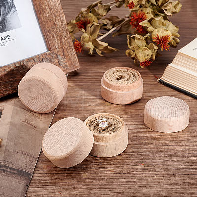 Wooden Ring Boxes CON-WH0078-24B-1