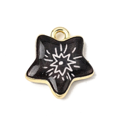 Printed Alloy Pendants ENAM-F160-05A-G-1