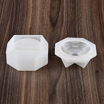 Octagon DIY Candle Cup Silicone Molds DIY-Q037-10B-1