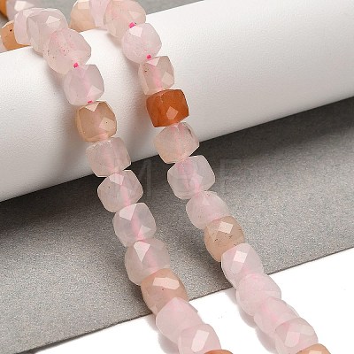 Natural Pink Aventurine Beads Strands G-H078-C09-01-1