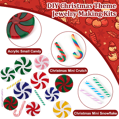 DIY Christmas Theme Jewelry Making Kit DIY-BC0009-64-1