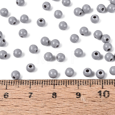 Opaque Acrylic Beads SACR-A006-06E-1