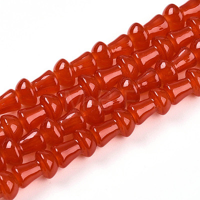 Baking Paint Glass Beads Strands DGLA-N007-01B-1